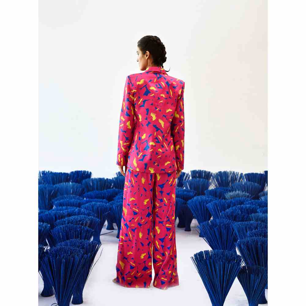 Baise Gaba Full Sleeve Palash Coat with Chelsea Collar
