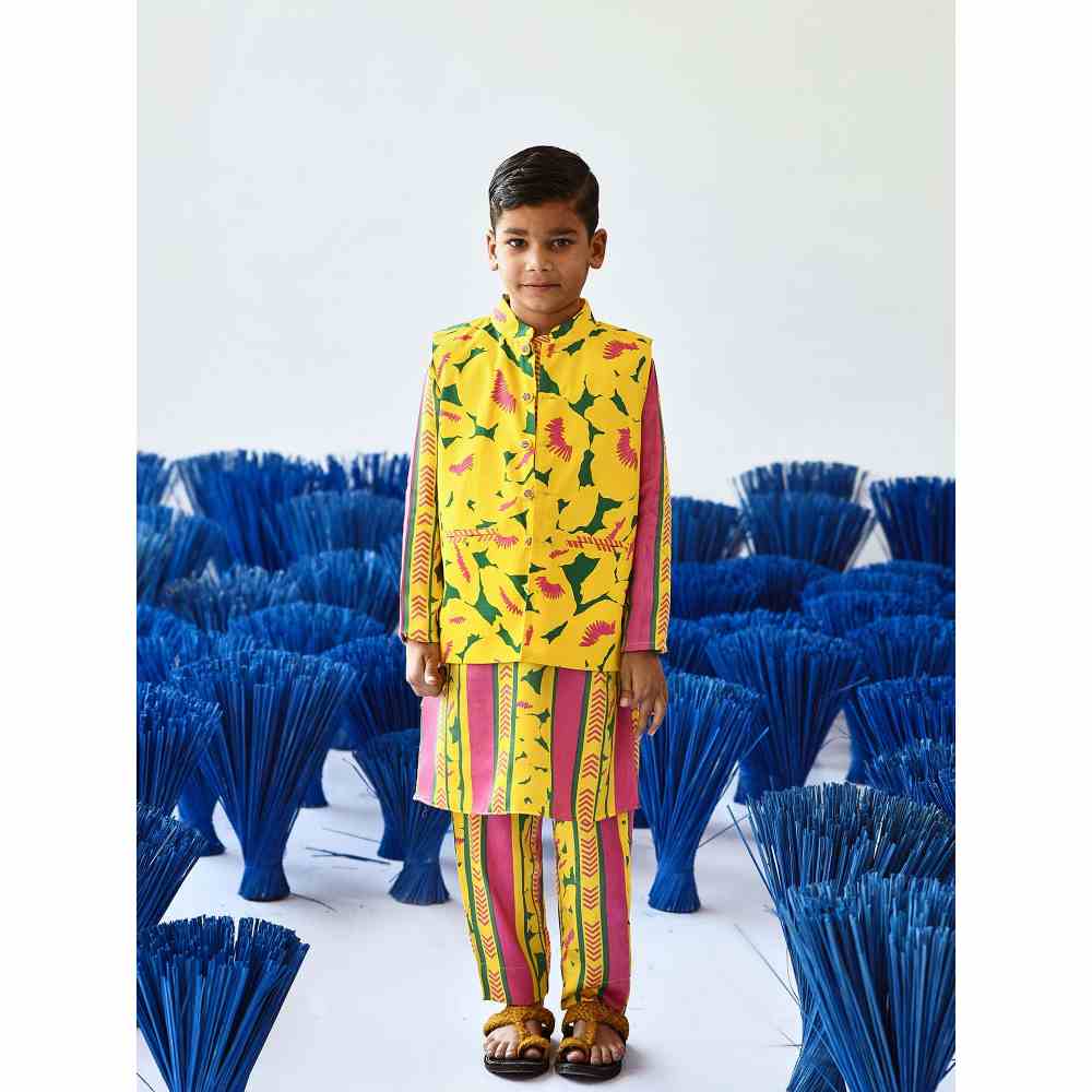 Baise Gaba Yellow Chakor Bandi