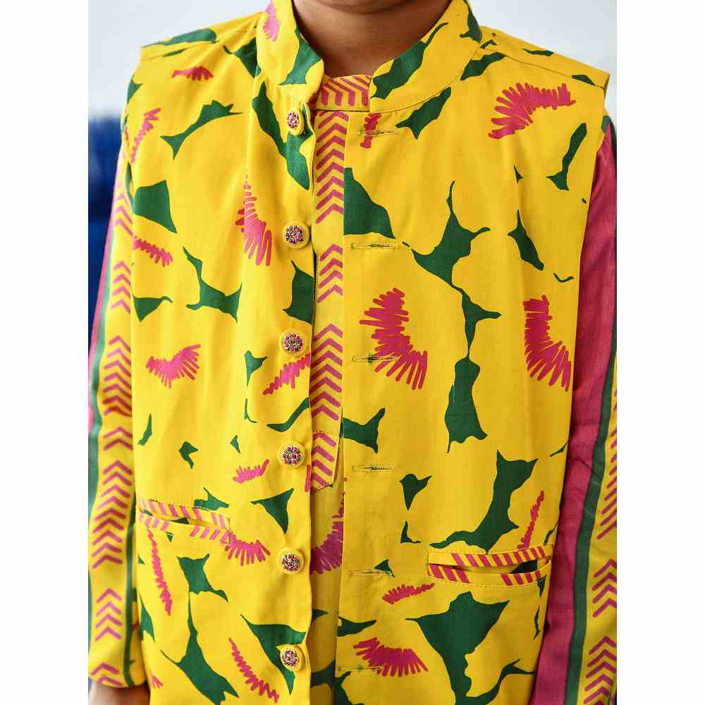 Baise Gaba Yellow Chakor Bandi