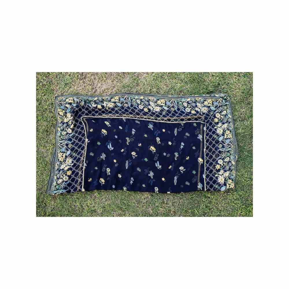 Baise Gaba Mulan Dupatta - Black
