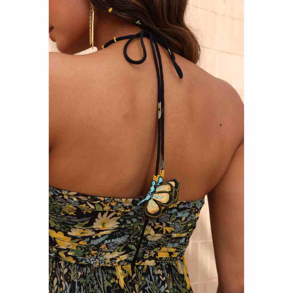 Baise Gaba Whimsy Gharara - Black (Set of 2)