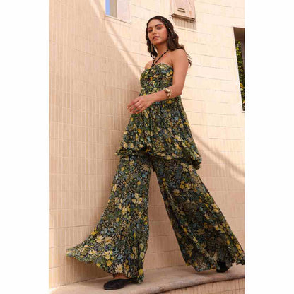 Baise Gaba Whimsy Gharara - Black (Set of 2)
