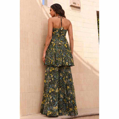 Baise Gaba Whimsy Gharara - Black (Set of 2)