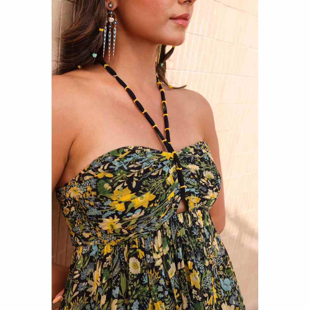 Baise Gaba Whimsy Gharara - Black (Set of 2)