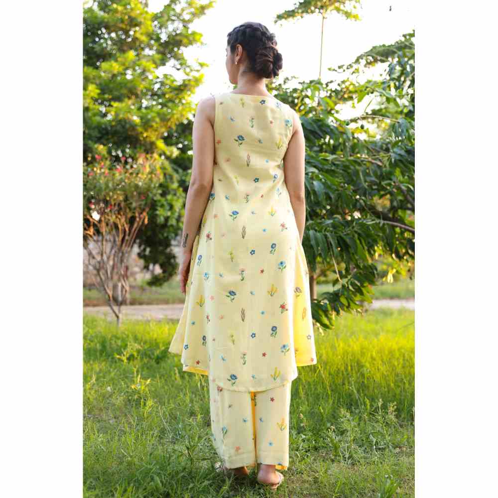 Baise Gaba Bliss Co-Ord - Yellow (Set of 2)