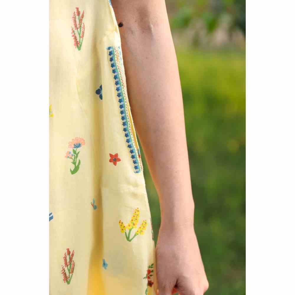 Baise Gaba Bliss Co-Ord - Yellow (Set of 2)