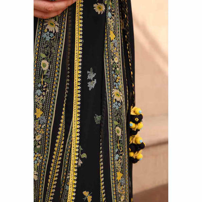 Baise Gaba Azalea Angarakha Kurta - Black