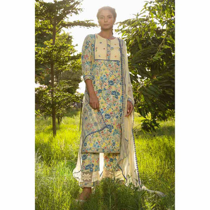 Baise Gaba Olivia Straight Kurta - Yellow