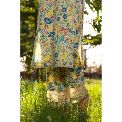 Baise Gaba Olivia Straight Kurta - Yellow