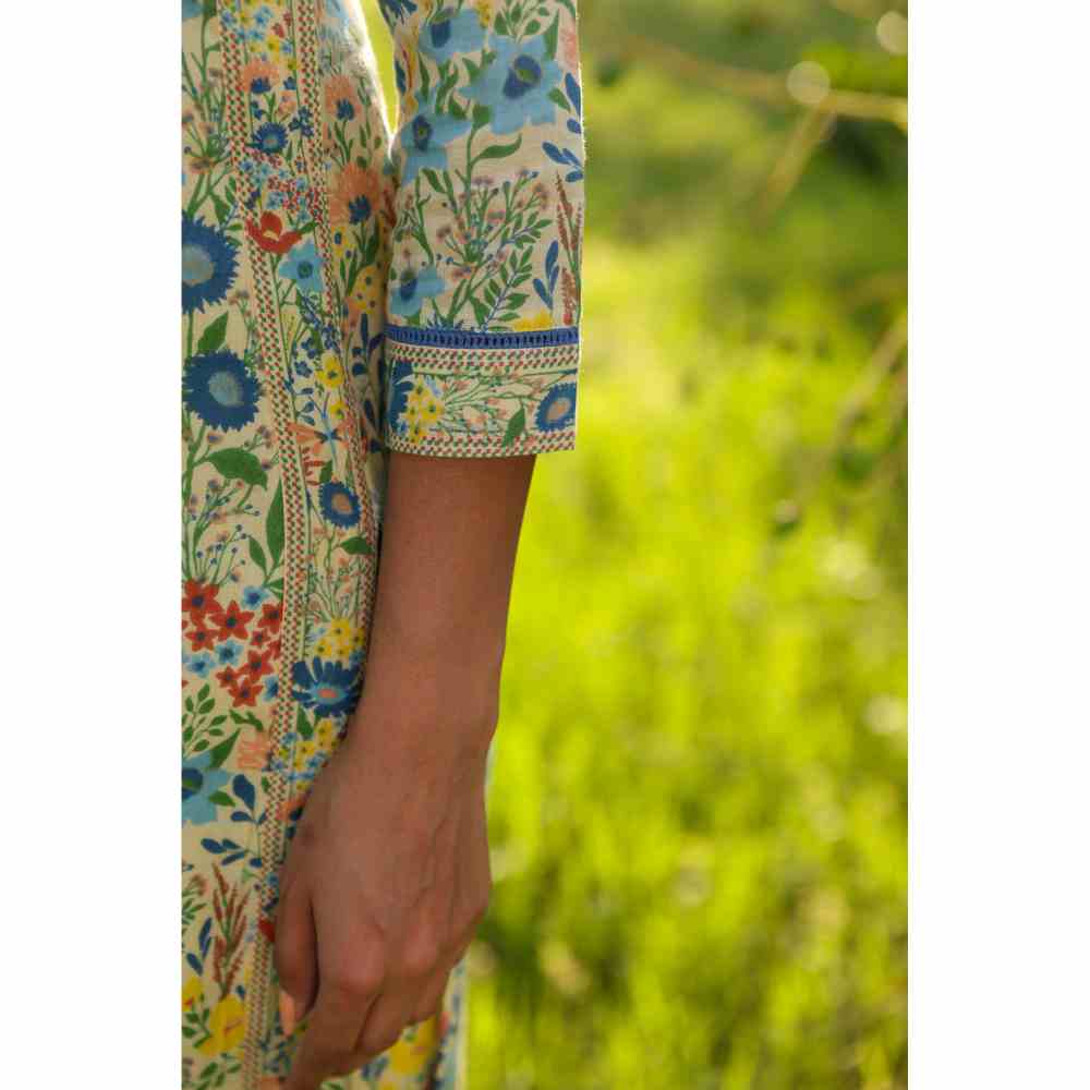 Baise Gaba Olivia Straight Kurta - Yellow