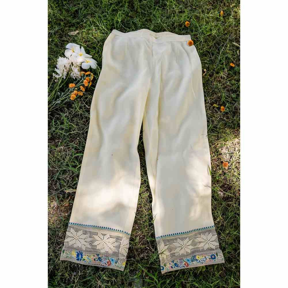 Baise Gaba Anva Pants - Yellow