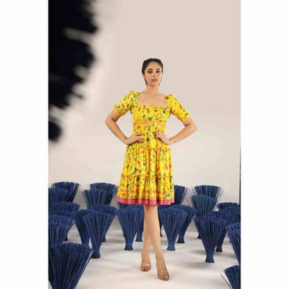 Baise Gaba Nini Dress Yellow