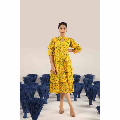 Baise Gaba Tinsi Dress Yellow