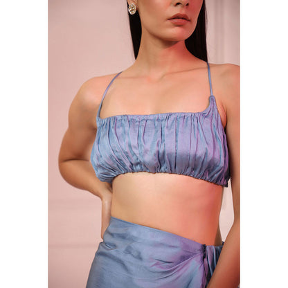 Baise Gaba Chaandni Skirt Chogha (Set of 3)