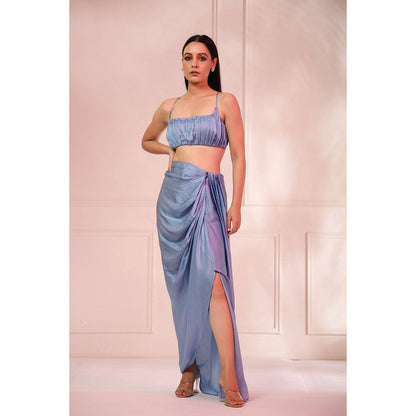 Baise Gaba Chaandni Skirt Chogha (Set of 3)