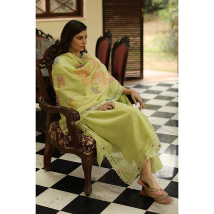 Begum Pret Fiza Suit - Mint (Set of 4)