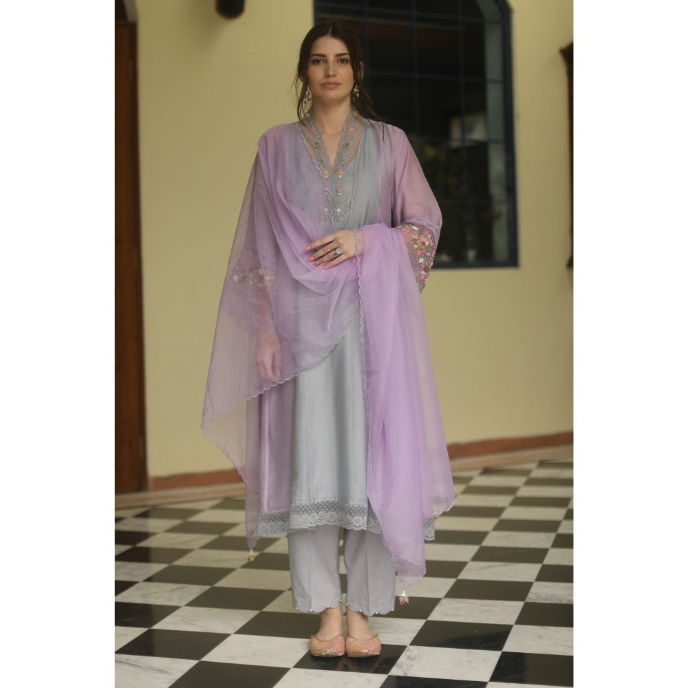 Begum Pret Miren Suit - Grey (Set of 4)