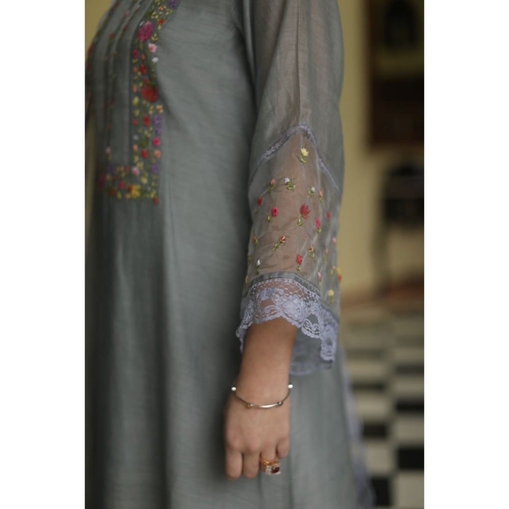 Begum Pret Iris Suit - Grey (Set of 4)