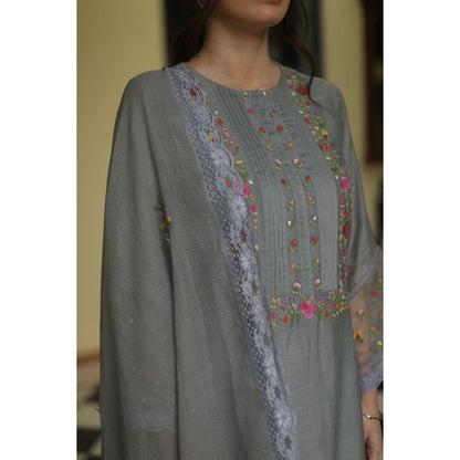 Begum Pret Iris Suit - Grey (Set of 4)