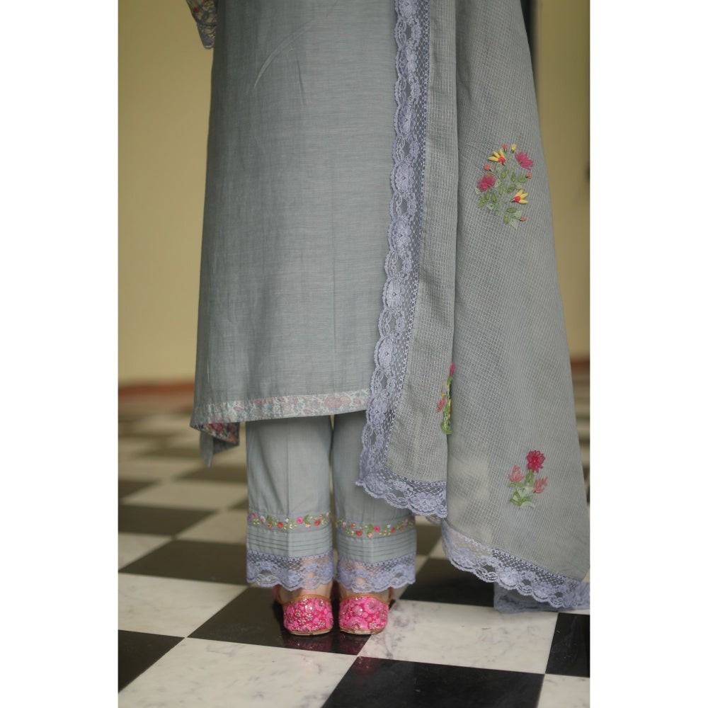 Begum Pret Iris Suit - Grey (Set of 4)