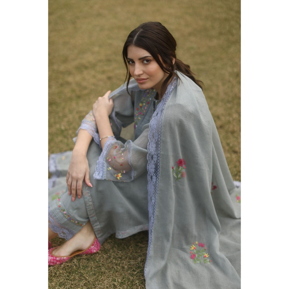 Begum Pret Iris Suit - Grey (Set of 4)