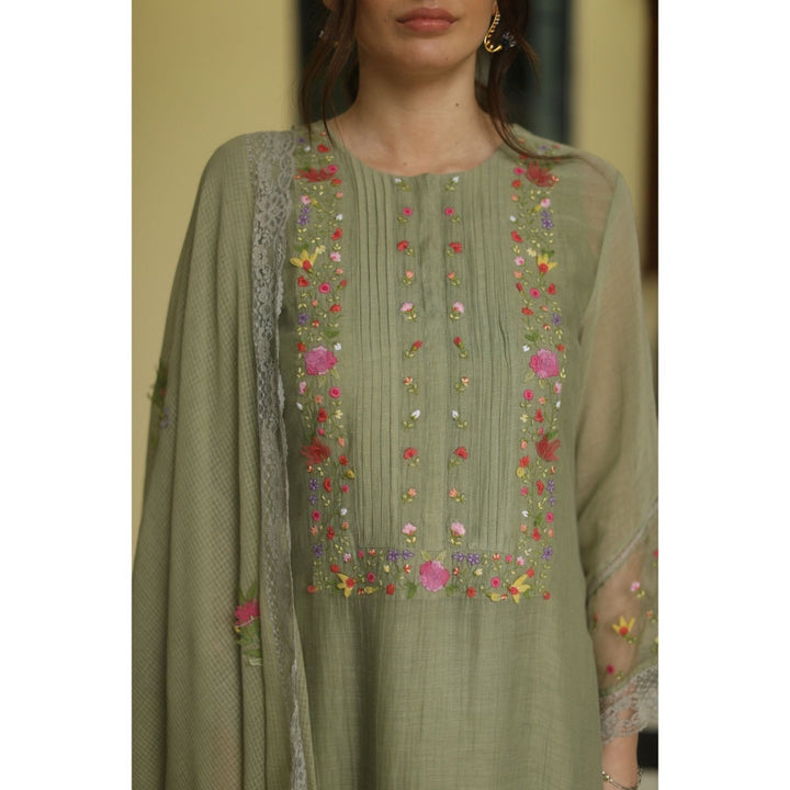 Begum Pret Iris Suit - Olive (Set of 4)