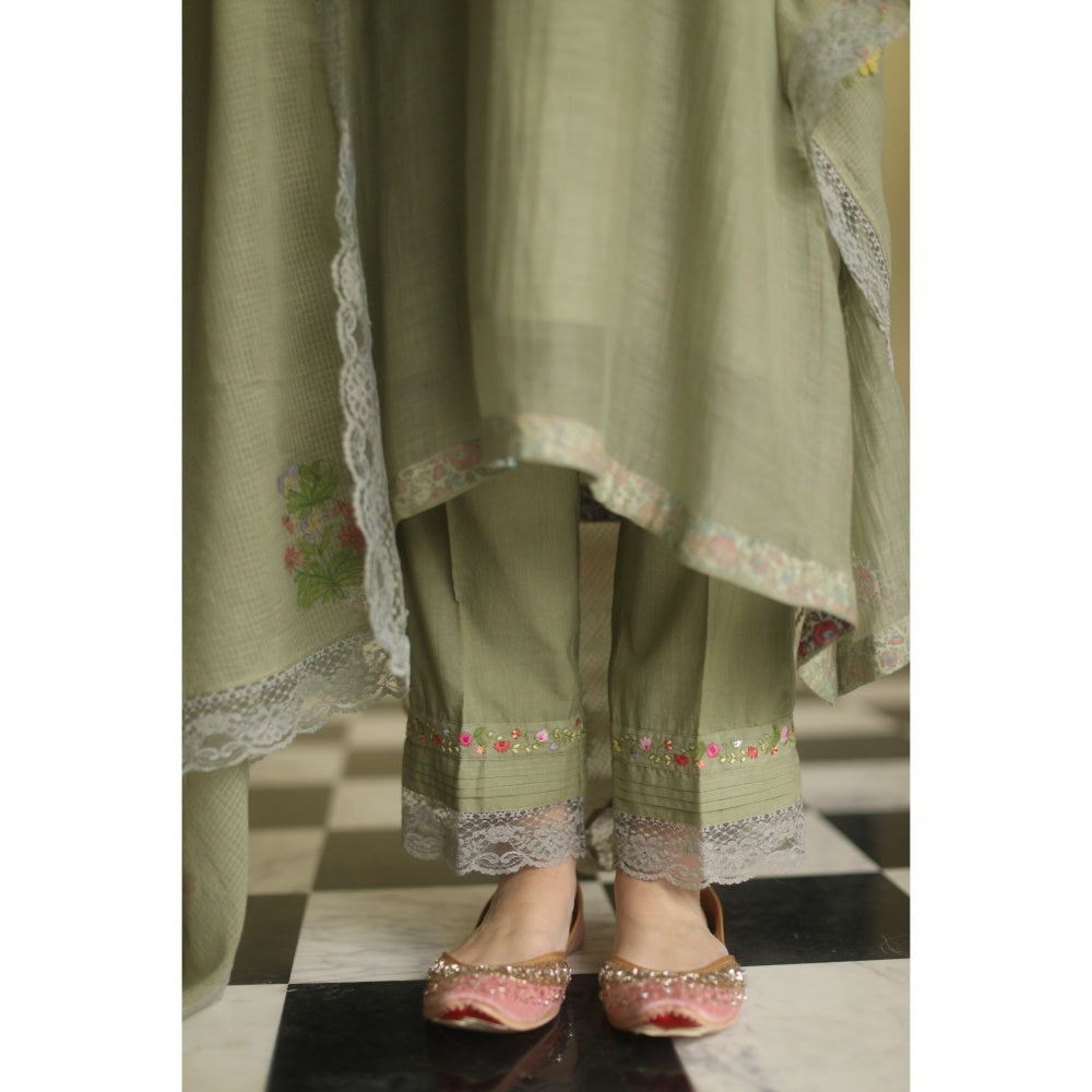 Begum Pret Iris Suit - Olive (Set of 4)