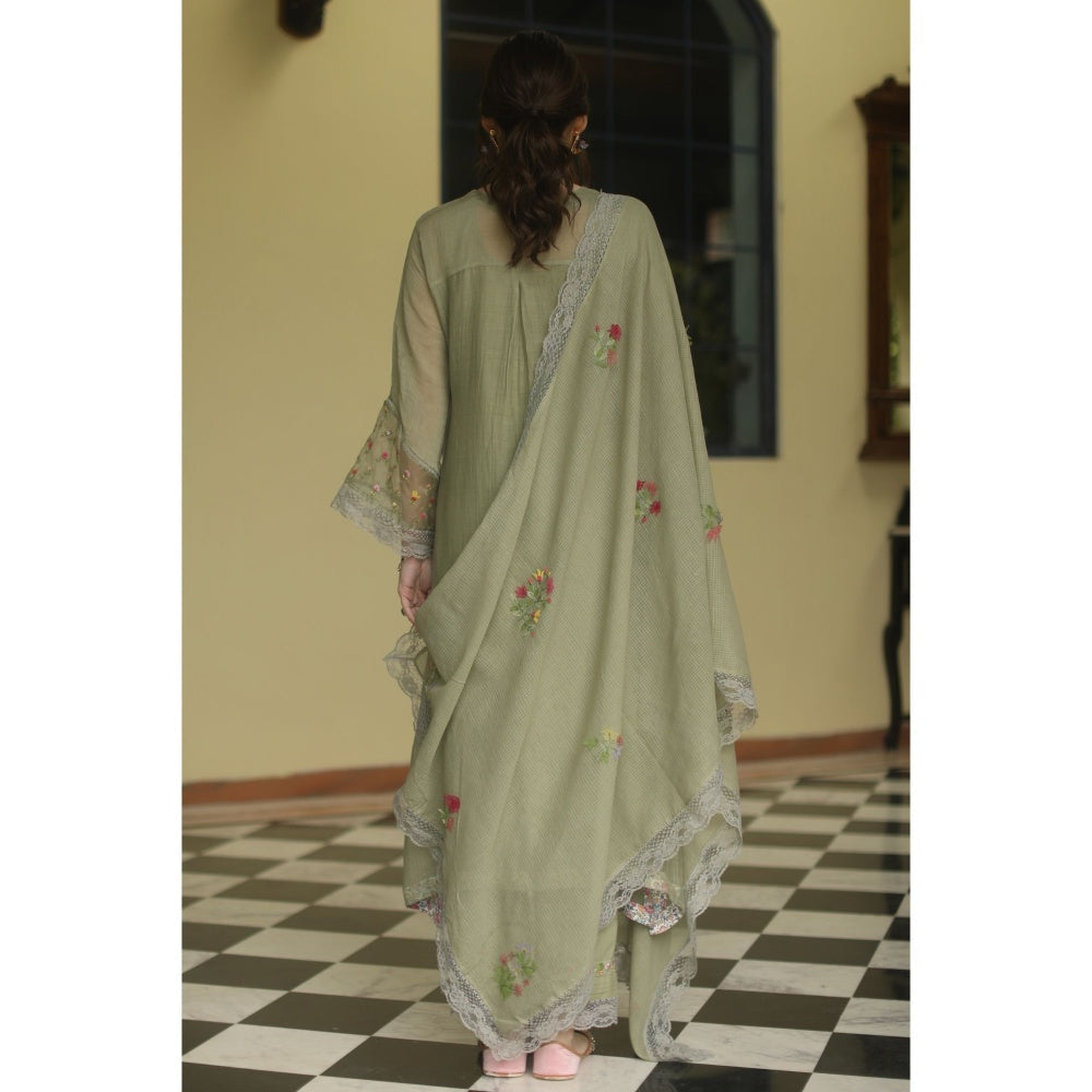 Begum Pret Iris Suit - Olive (Set of 4)