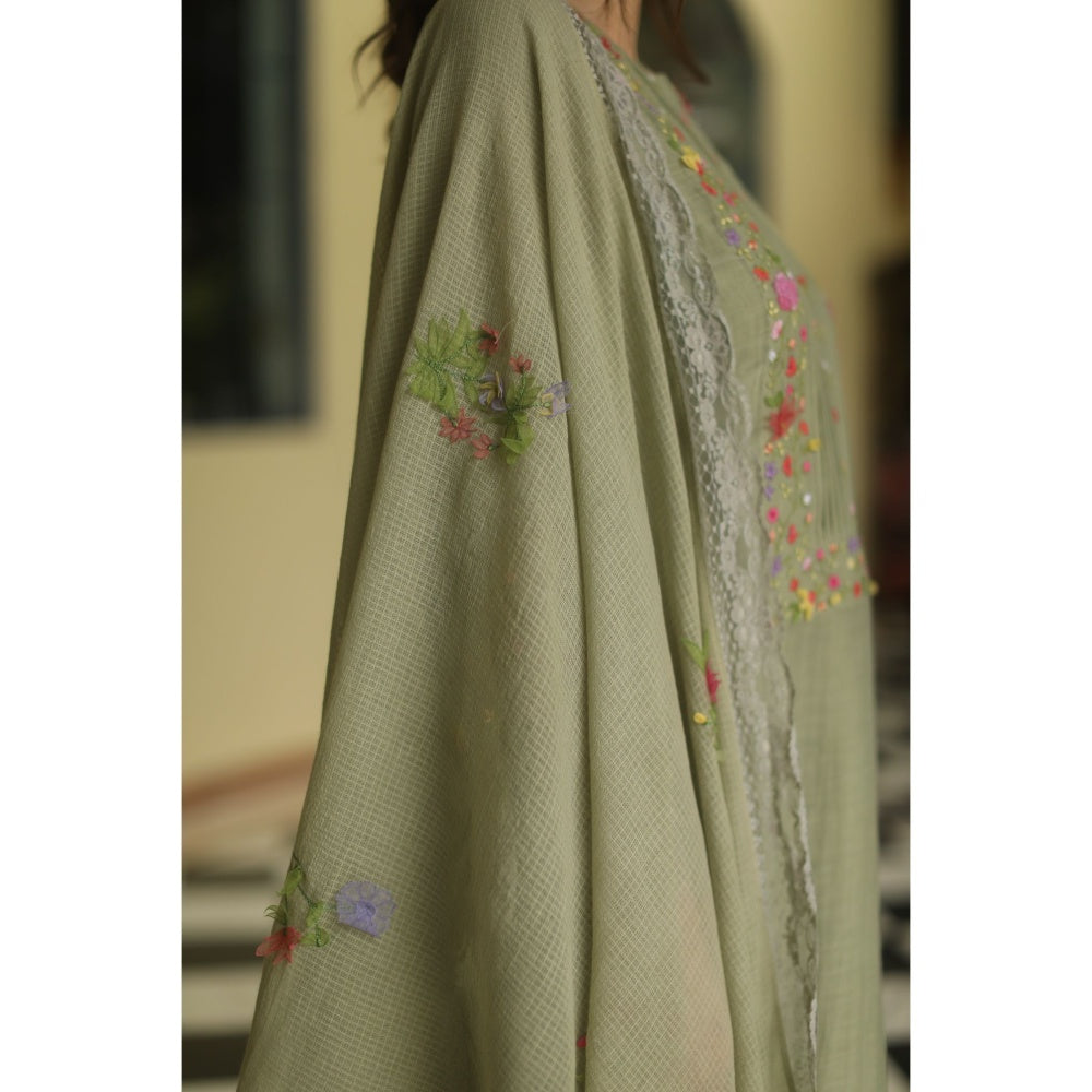 Begum Pret Iris Suit - Olive (Set of 4)