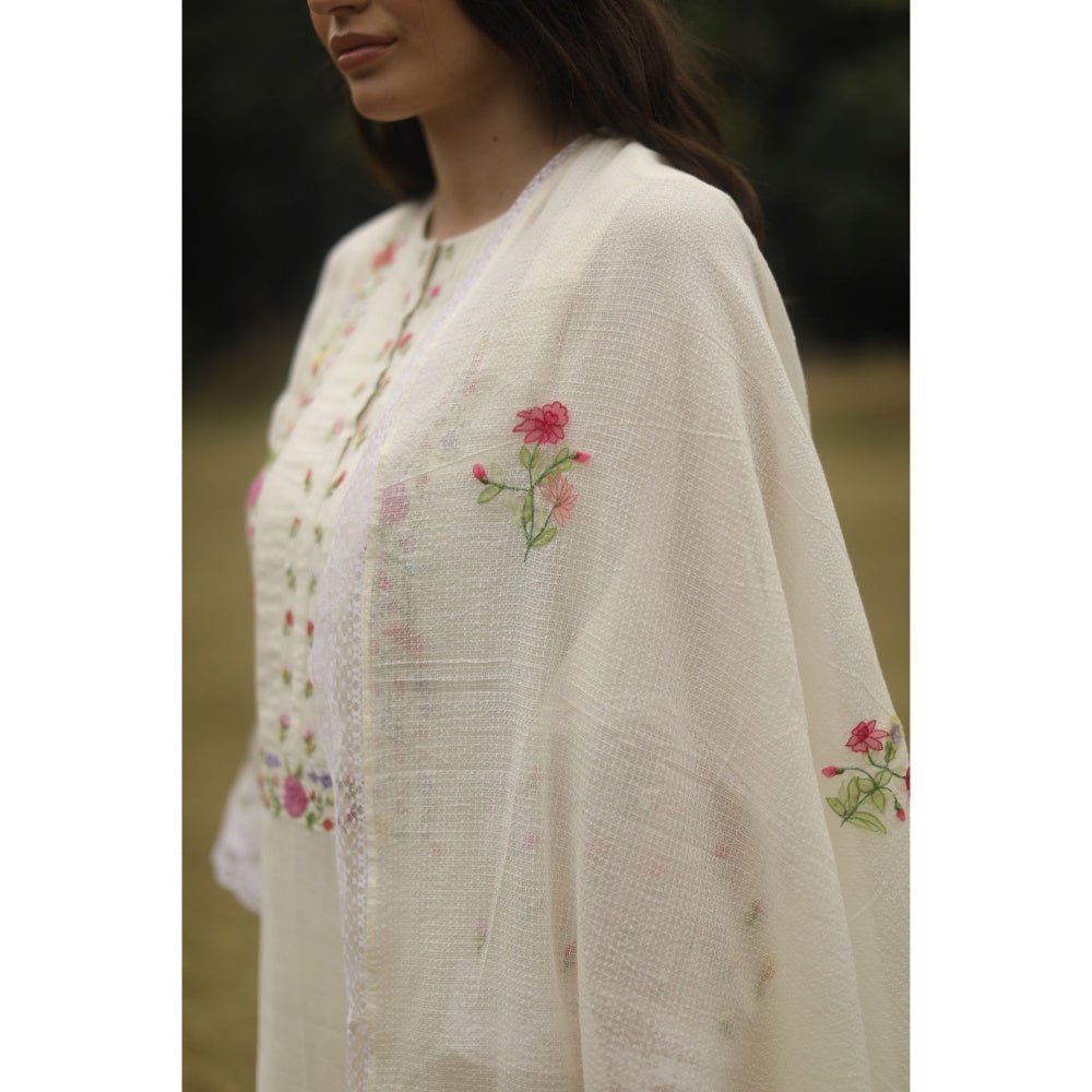 Begum Pret Iris Suit - Ivory (Set of 4)