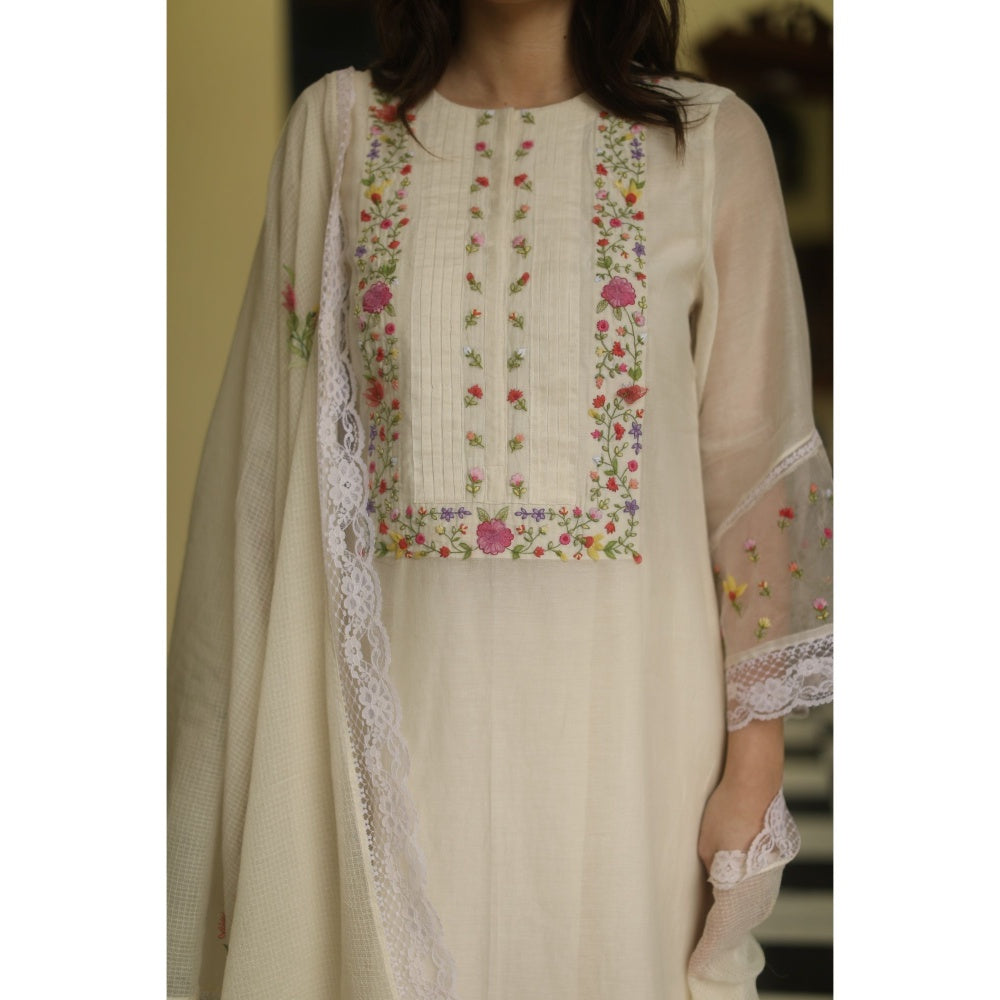 Begum Pret Iris Suit - Ivory (Set of 4)