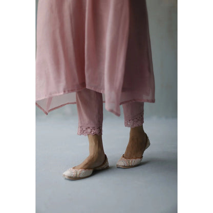 Begum Pret Aiza Plum Choga (Set of 3)