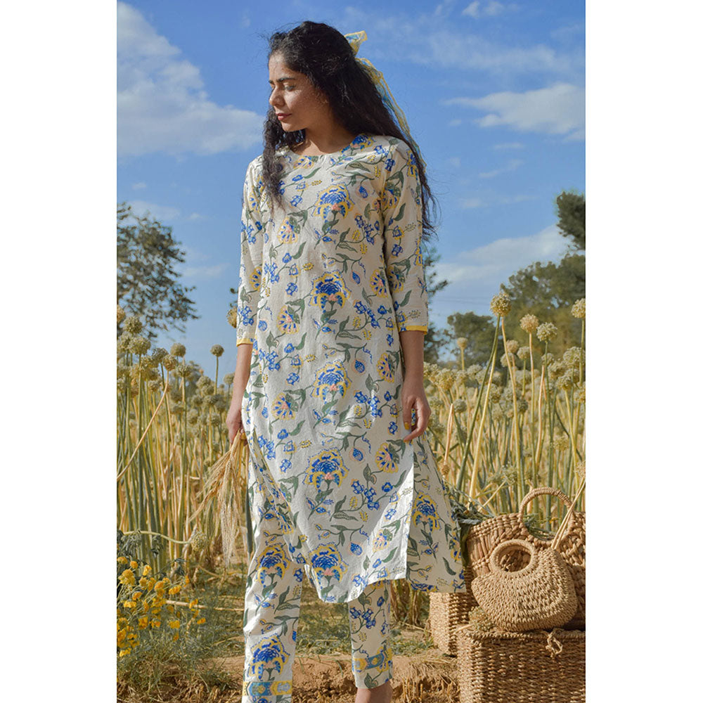 Baise Gaba Off White Iris Kurta