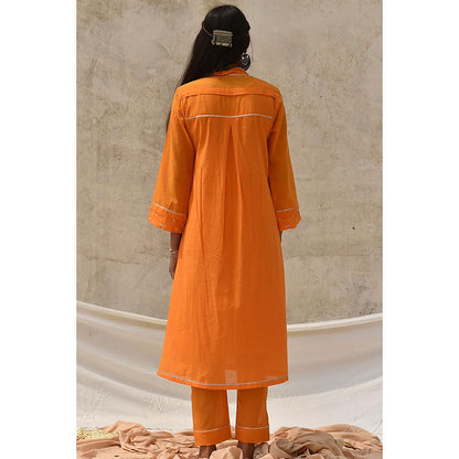 Baise Gaba Orange Parnika Ila (Set Of 2)