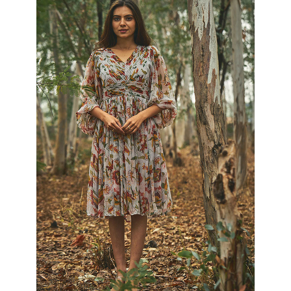 Baise Gaba Grey Delonix Dress