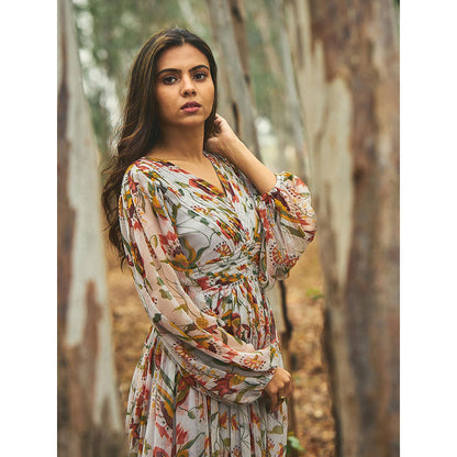 Baise Gaba Grey Delonix Dress