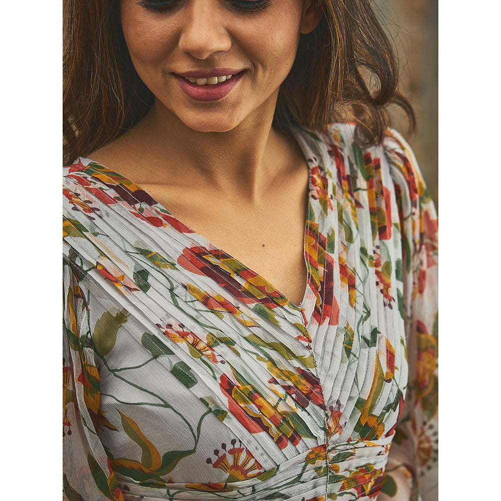 Baise Gaba Grey Delonix Dress