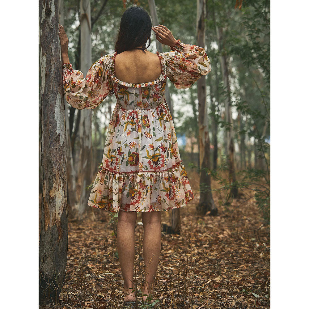 Baise Gaba Grey Crossandra Dress