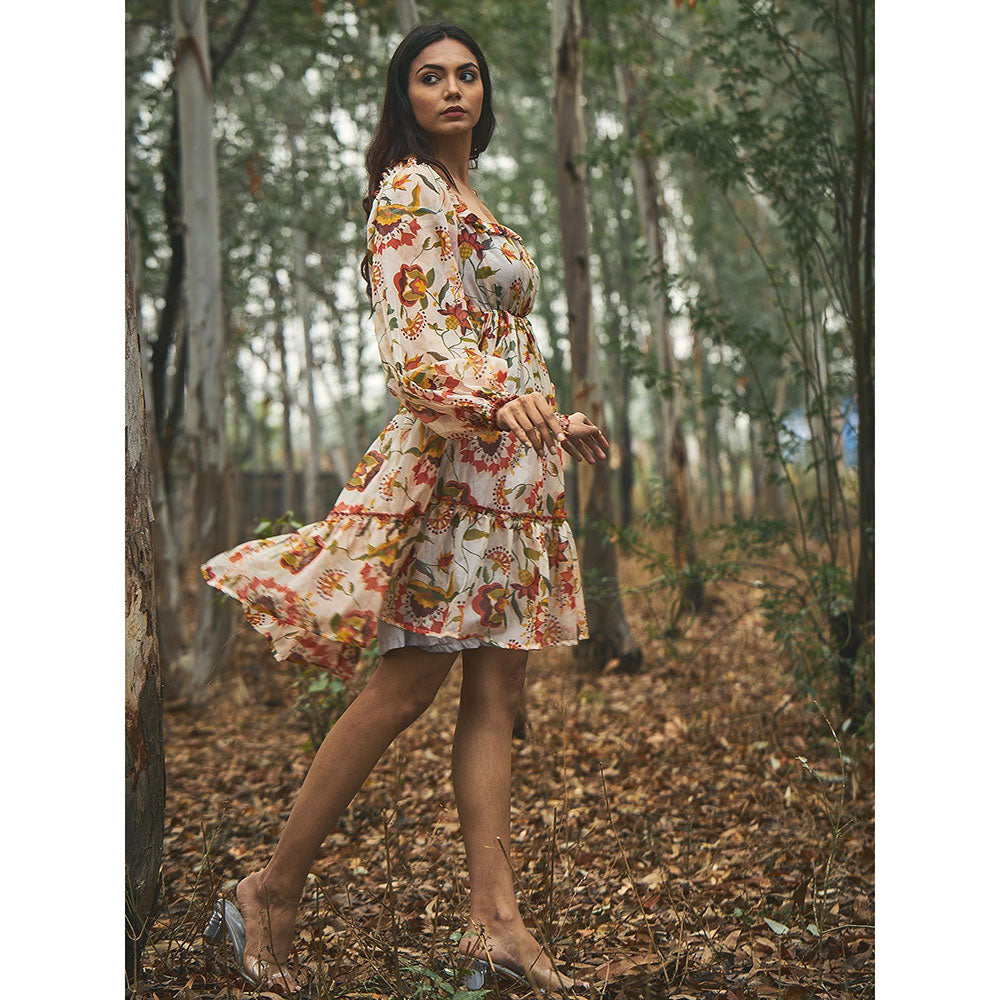 Baise Gaba Grey Crossandra Dress