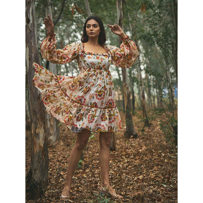 Baise Gaba Grey Crossandra Dress