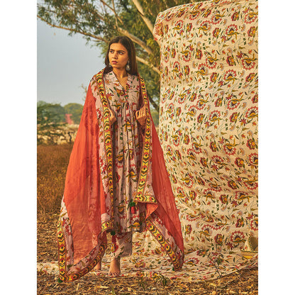 Baise Gaba Grey Siroi Lily Kurta