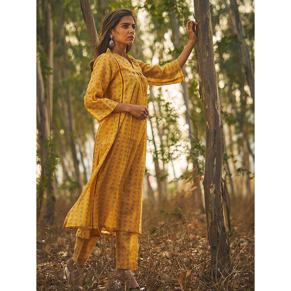 Baise Gaba Yellow Glory Kurta