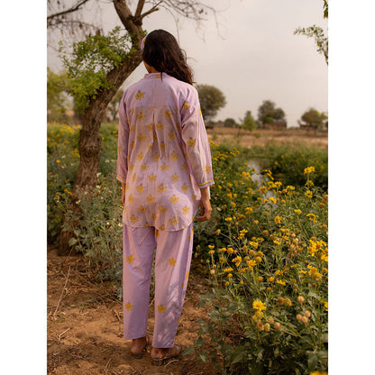 Baise Gaba Lavender Canary Shirt