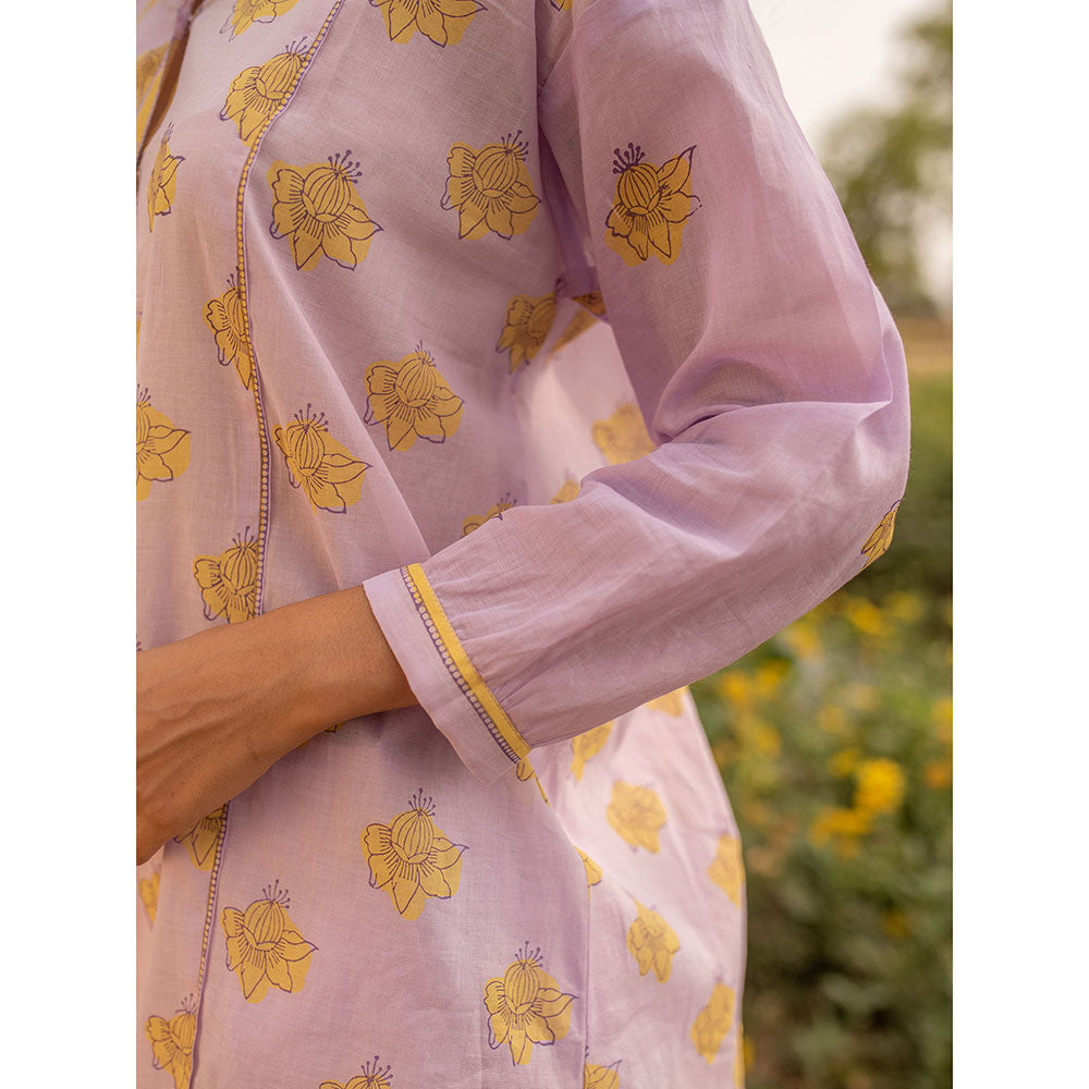 Baise Gaba Lavender Canary Shirt