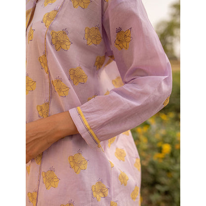 Baise Gaba Lavender Canary Shirt