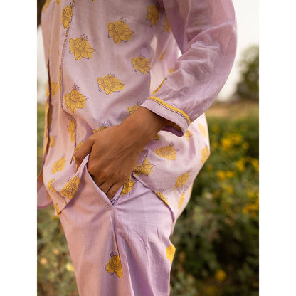 Baise Gaba Lavender Canary Shirt
