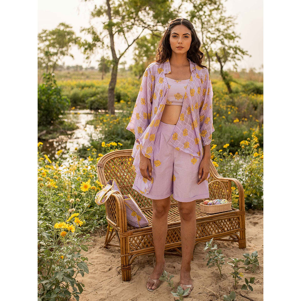 Baise Gaba Lavender Peony Overlay