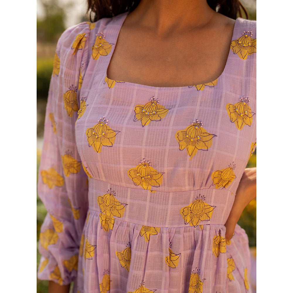 Baise Gaba Lavender Pipit Dress