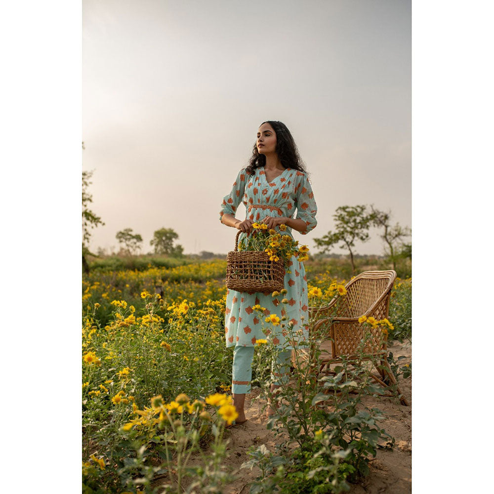 Baise Gaba Blue Culotte Pants