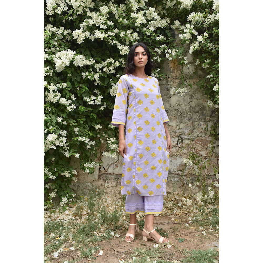Baise Gaba LAvender Charm Kurta